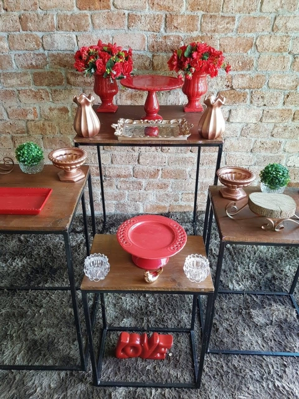 Vermelho rose gold preto